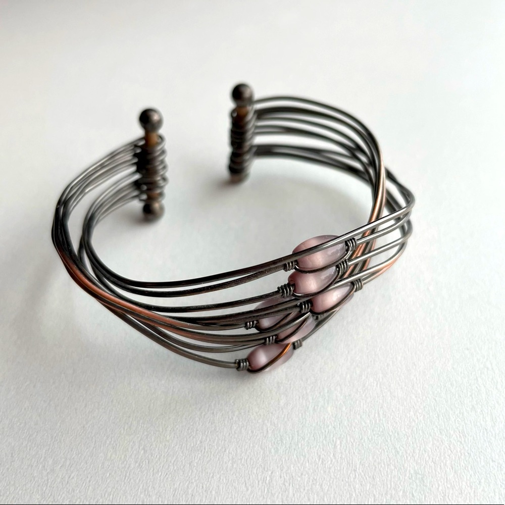 🛍3 for $25🛍 Wire & Bead Stacked Bracelet